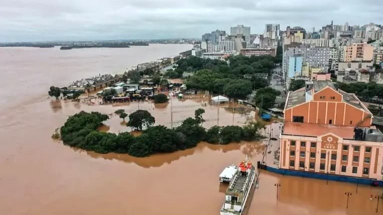 Nível do Guaíba se mantém acima de 4 metros e previsão aponta cheia duradoura