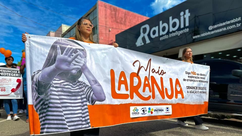 Passeata em Ipatinga alerta para luta contra o abuso  e exploração sexual de crianças e adolescentes